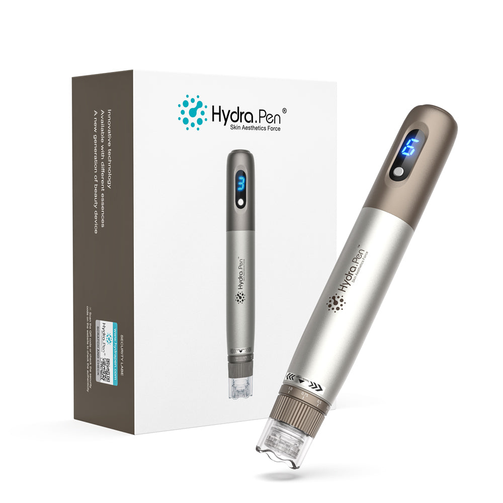 シルバーとブロンズのHydra Pen H3本体と製品の元箱