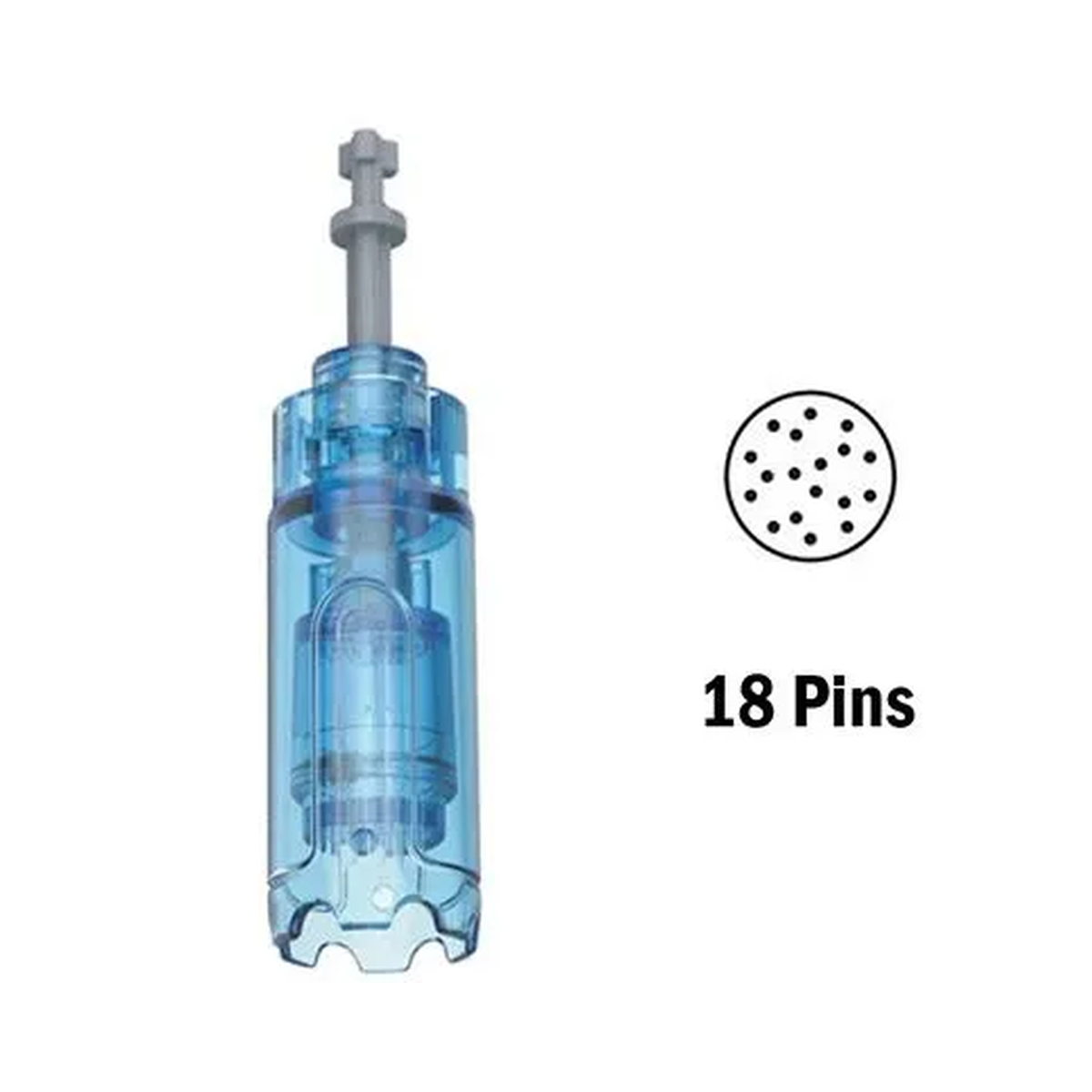 Dr. Pen A11／M8s／A9／A8S用18針交換カートリッジと先端配列図