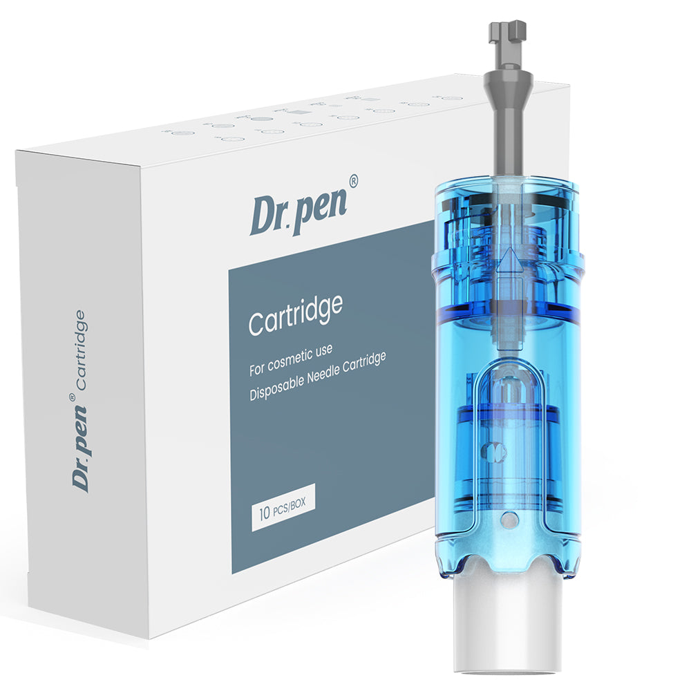 Dr. Pen M9／M8 Max用交換カートリッジと1箱10本表記の外箱